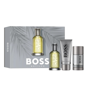 SET BOSS BOTTLED 100 ML EDT + SG 100 ML +75 ML DEO STICK